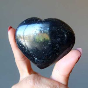 Black Turmuline Crystal heart2