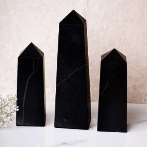 Black Turmuline Crystal tower