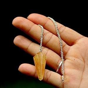 Citrine Crystal pendulum