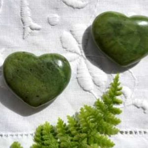 Green Jed Crystal heart