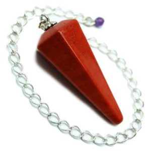 Red Jasper Crystal pendulum