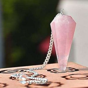 Rose Quartz Crystal pendulum