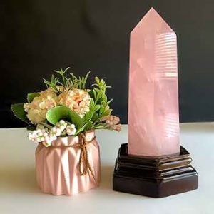 Rose Quartz Crystal tower