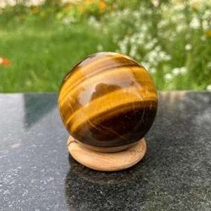 Tiger Eye Crystal balls